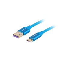 Кабел/преходник Lanberg USB-C(M) ->  USB-A (M) 2.0 cable 1m
